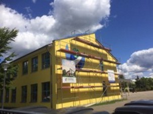 Fred-Vogel-Grundschule (Fredersdorf-Vogelsdorf, 2020/2021), Auftragsandbild zum Thema Maskottchen FredVogel, Alle Rechte vorbehalten!